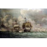 Benjamin Thomas Pouncey (died 1799) - Coloured engraving - "The Glorious 1st of June 1794" - A Naval