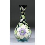 A Moorcroft pottery vase, shape No. 80, tube lined and decorated in colours with "Sophie" design,