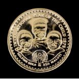 A Kingdom of Lesotho fine gold proof coin depicting Moshoeshoe I and commemorating International