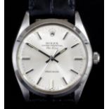 A 1960s gentleman's Rolex Oyster perpetual "Air-King" automatic wristwatch, No. 1520, the silvered