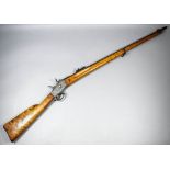 A 19th Century 8 X 58R Swedish contract rifle by Remmington, 31ins blued steel barrel fitted with