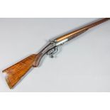 A 12 bore side by side hammer action pigeon gun by William Evans (from Purdys) , Serial No.