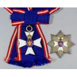 A silver and enamel breast star and badge of a Knights Grand Cross of The Order of The Royal