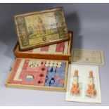 An early 20th Century Richter set of building blocks, complete with designs for architectural