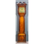A late 18th Century oak and mahogany banded longcase clock by Peter Walker of London, the 12ins