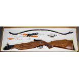 A 20th century boxed Barnett Wildcat crossbow, with three bolts, original tool kit in original