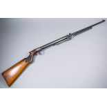 An early 20th Century .22 calibre underlever air rifle by BSA, Serial No. S27872, 20ins barrel