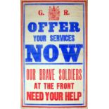 A Small Collection of early First World War Recruiting Posters ( from a Local Private Collection)