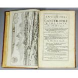 William Somner - "The Antiquities of Canterbury in Two Parts", printed for R. Knaplock at The