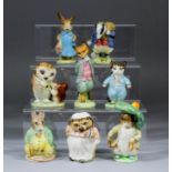 Eight Beswick pottery Beatrix Potter figures - "Foxy Whiskered Gentleman", 5ins high
