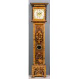 A late William and Mary olivewood and marquetry longcase clock by Jeremiah Johnson, Exchange