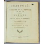 William Boys - "Collections for an History of Sandwich in Kent", printed for the author by