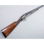 A 12 bore side by side side lock shotgun by AYA (No. 2), Serial No. 317167, 26ins blued steel