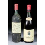 One bottle of 1972 Clos de Tart (Burgundy), produced by J. Mommessin, in presentation box, and a