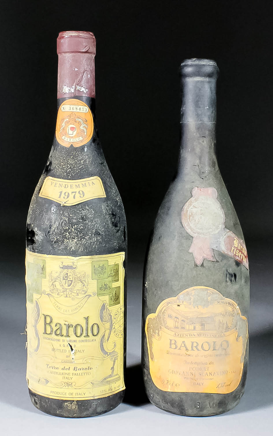 Ten bottles of Barolo (mixed vintages and producers)