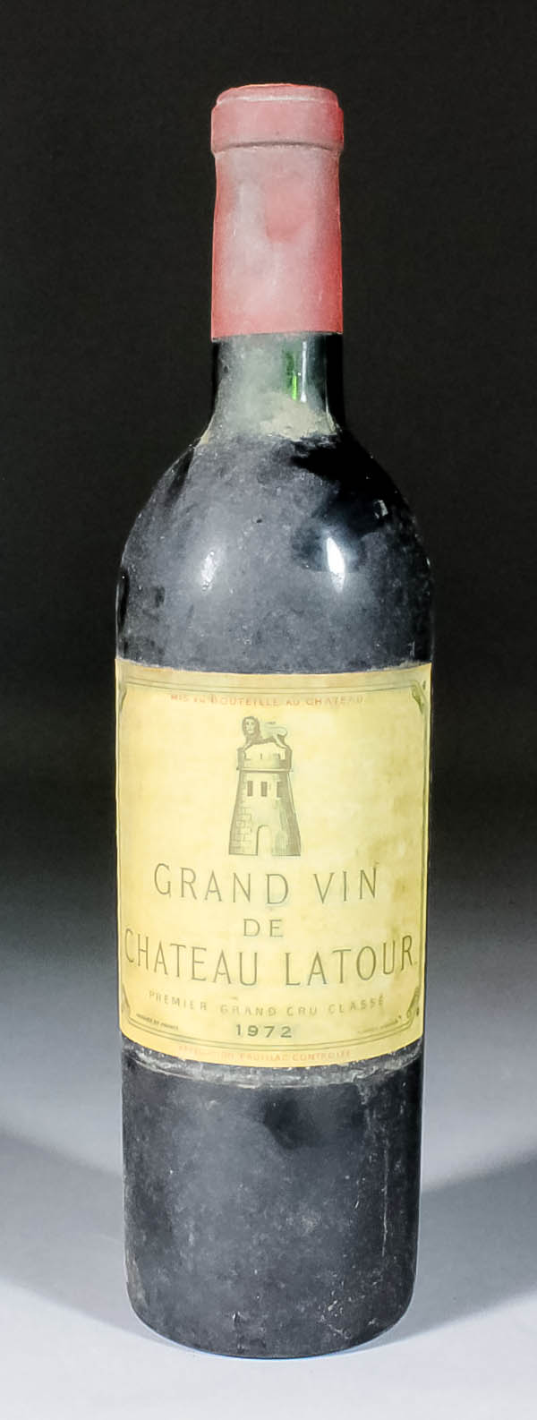 One bottle of 1972 Chateau Latour (Grand Cru Classe Pauillac)