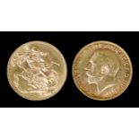 Two George V Sovereigns 1925 and 1927 (fine)