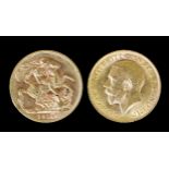 Two George V Sovereigns 1914 (fair) and 1915 (fine)