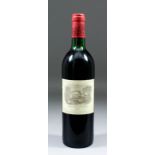 One bottle 1982 Chateau Lafite-Rothschild (Pauillac) (wine at top of shoulder)