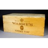 Twelve bottles of 1994 Warre's Vintage Port (contained in two sealed six bottle wooden cases)