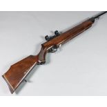 A .25 calibre break action air rifle by Webley (Patriot model), Serial No. 844320, 19ins blued steel