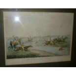 *After Henry Alken Pair of 19th Century Coloured Engravings from the Quorn Hunt Series "Tally-Ho and