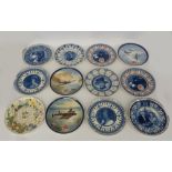 FIFTEEN WEDGWOOD CHINA COLLECTORS PLATES, BOXED