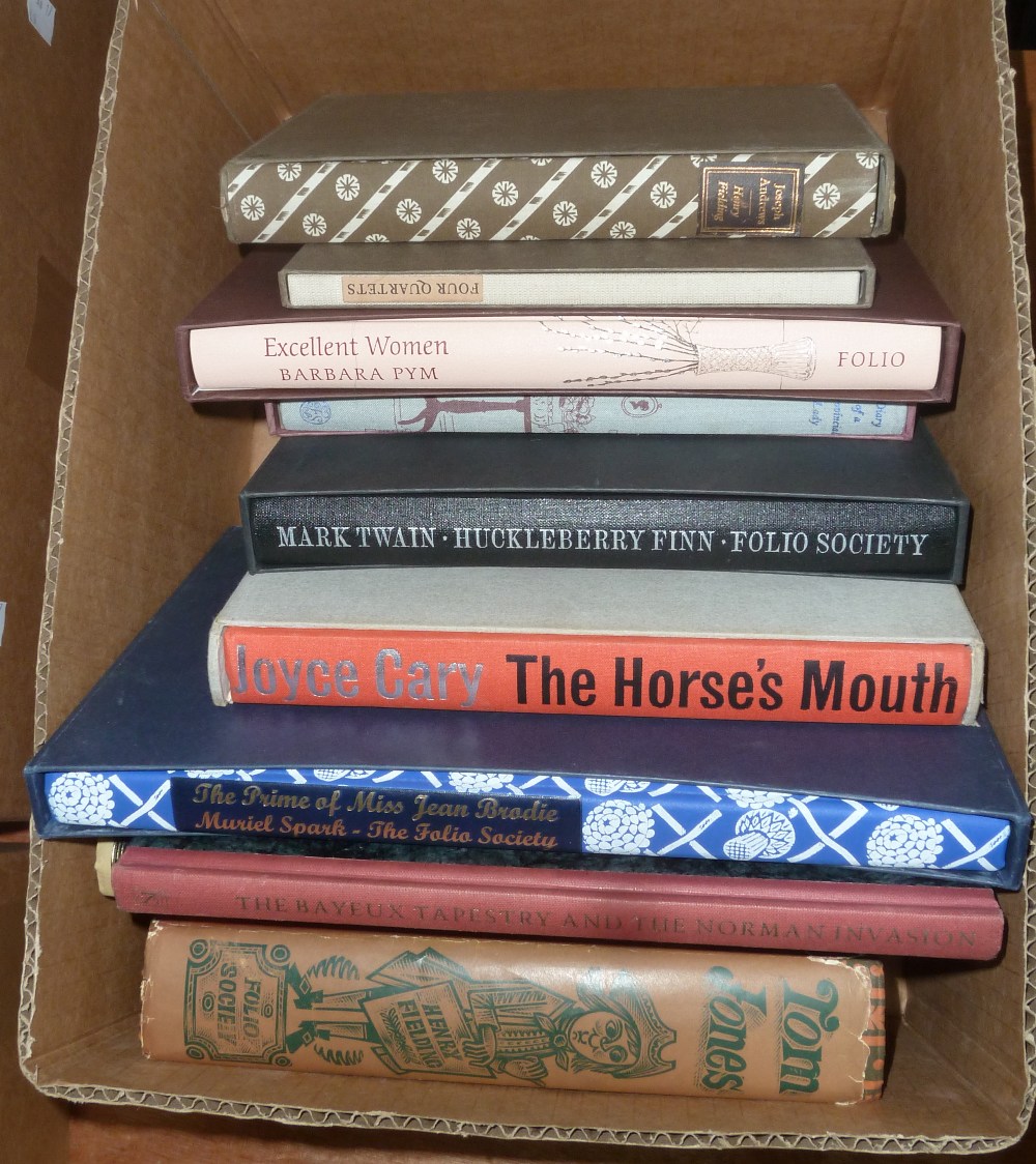 FOLIO SOCIETY TEN VOLUMES, seven in slip cases (10)