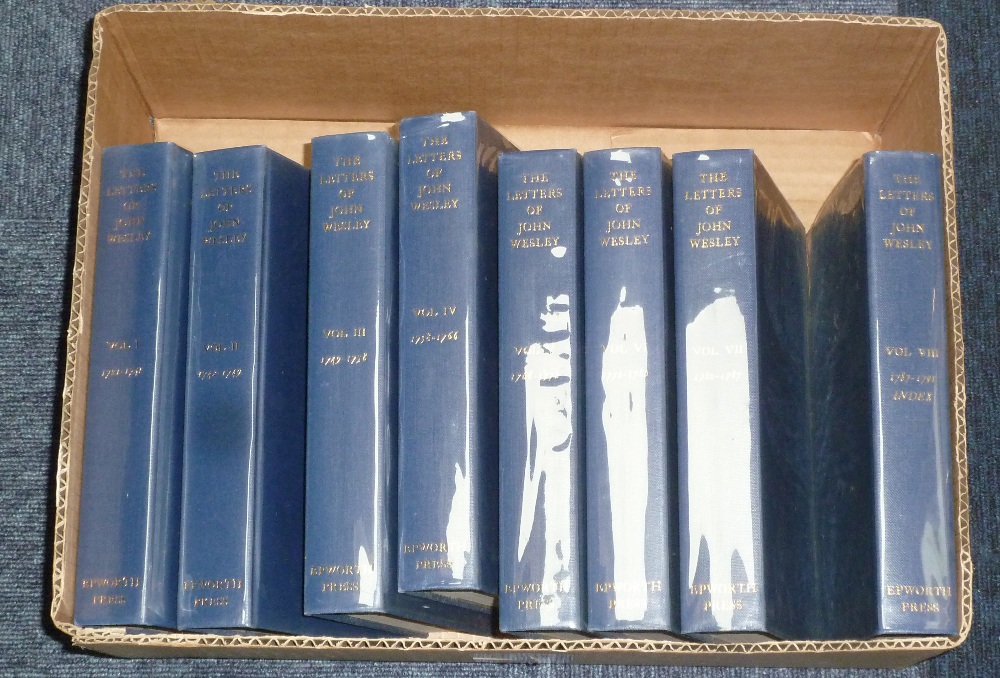 TELFORD, JOHN (Editor.) The Letters of the Rev Joh Wesley. Complete in 8 vols. Published by The
