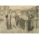 TWELVE VARIOUS REPRODUCTION PRINTS, VARIOUS ARTISTS, INCLUDING HENRY HOLIDAY, "Dante And