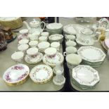 3 TEA SETS, A 'PARAGON' 19 PIECES, A 'QUEEN ANNE' SET OF 18 PIECES AND 'JOHNSON BROTHERS' 37