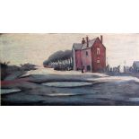 •L. S. LOWRY (1887 - 1976) ARTIST SIGNED LIMITED EDITION COLOUR PRINT 'The Lonely House' An