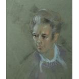 •HAROLD RILEY (b. 1934) PASTEL DRAWING 'Portrait of a lady' Signed and dated (19)70 13 1/2" x 11 1/