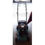 TESCO MODERN 98.5cc PETROL DRIVEN LAWNMOWER WITH POWER DRIVEN WHEELS AND THE GRASS COLLECTOR