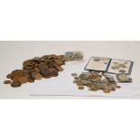 QUANTITY OF BRITISH AND FOREIGN TWENTIETH CENTURY COINS