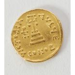 A RARE BYZANTINE EMPIRE HERACLIUS (AD 610-641) GOLD SOLIDUS CONSTANTINOPAL 'Three Kings' issued from