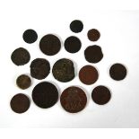 DUTCH EAST INDIA CO COPPER COIN 1794 (VF) two I SHILLING DANSKE COPPER COINS K. M. 1771 (VF) a SMALL
