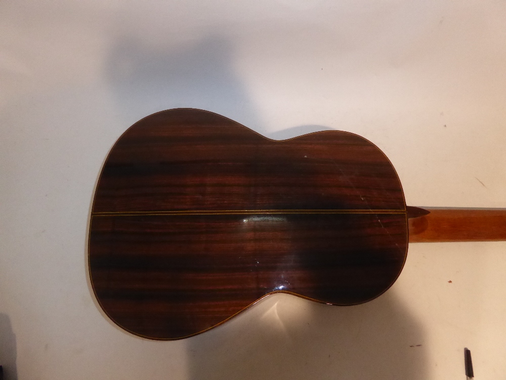 SPANISH SIX STRING ACOUSTIC GUITAR labelled Jose Ramirez, Madrid and dated 1978 and having 19 1/ - Image 4 of 9