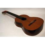 SPANISH SIX STRING ACOUSTIC GUITAR labelled Jose Ramirez, Madrid and dated 1978 and having 19 1/