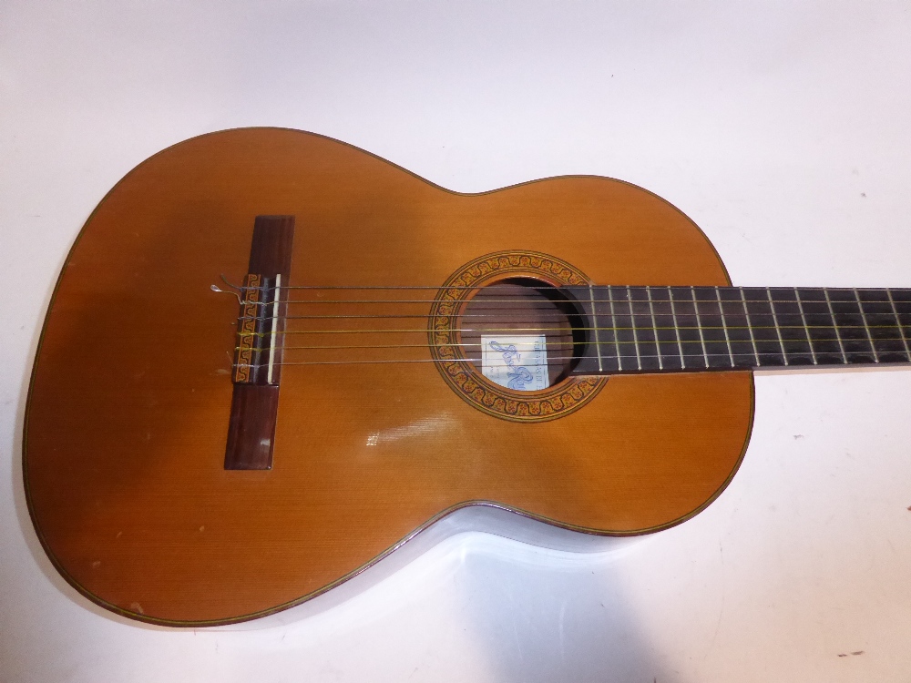 SPANISH SIX STRING ACOUSTIC GUITAR labelled Jose Ramirez, Madrid and dated 1978 and having 19 1/ - Image 2 of 9