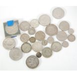SMALL SELECTION OF GB 20TH CENTURY PRE-DECIMAL SILVER COINAGE to include Geo V 1935 and a Geo VI