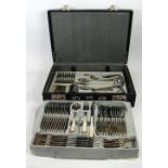 CASED SEVENTY THREE PIECE WILLHEIM 'TOSCANA' PATTERN TABLE SERVICE OF ELECTROPLATED CUTLERY for 12