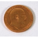 EDWARD VII (1910) GOLD SOVEREIGN