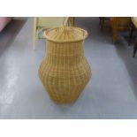 LARGE BALUSTER FORM BASKET