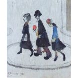 •L. S. LOWRY (1887 - 1976) ARTIST SIGNED LIMITED EDITION COLOUR PRINT 'The Family' An edition of