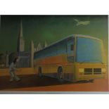 DORIAN KER (b. 1948) FOUR LIMITED EDITION PRINTS 'Mercedes Benz coach in London's Belgravia', '