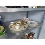 A SMALL SELECTION OF HEREND, ROSENTHAL AND LIMOGES AND OTHER CHINA