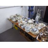 VERY LARGE SELECTION OF MISCELLANEOUS CHINA AND POTTERY TEA WARES INCLUDING SOME NINETEENTH