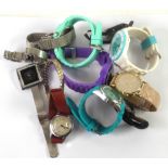 COLLECTION OF ELEVEN MODERN LADY'S AND GENTS WRIST WATCHES, Storm, Dream, Hugo, Citron, Casio (LCD),
