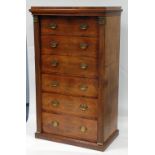 W&C WILKINSON LONDON 19TH CENTURY MAHOGANY SECRÉTAIRE À ABATTANT, the secretaire section having an